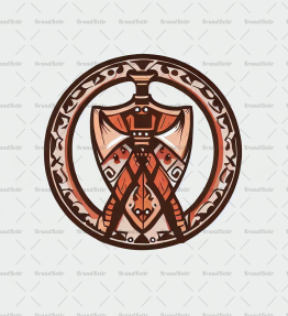 Wikingeraxt und Schild